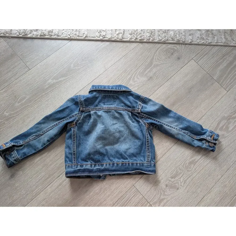 OshKosh B'gosh Unisex Toddler Size 3T Denim Jean Trucker Style Jacket